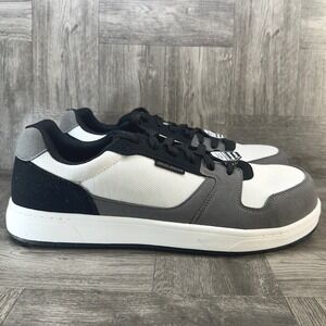 Skechers Work Shoes Mens 13 White Black Composite Safety Toe Slip Resistant NEW